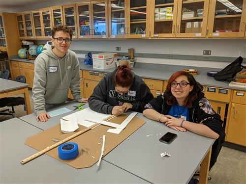 Kenmore West Physics Olympics team 