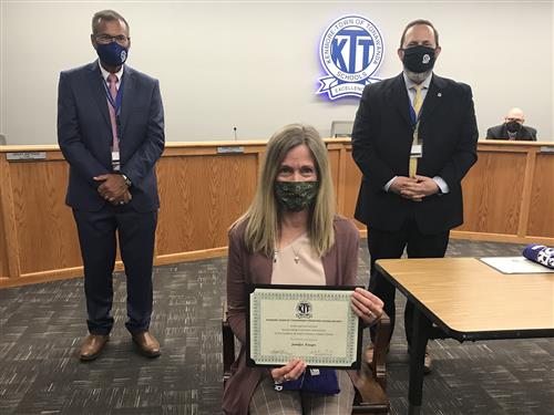 Jennifer Krieger, Hoover Middle School Teacher Aide