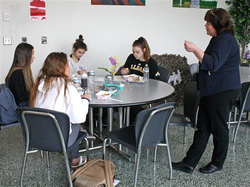 Students taste test new menu options 