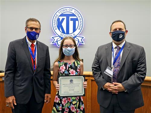 Jade Mendyk, Hoover Middle School Student