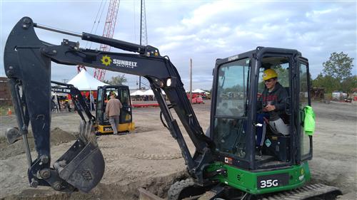 Students at Construction Career Days Students at Construction Career Days
