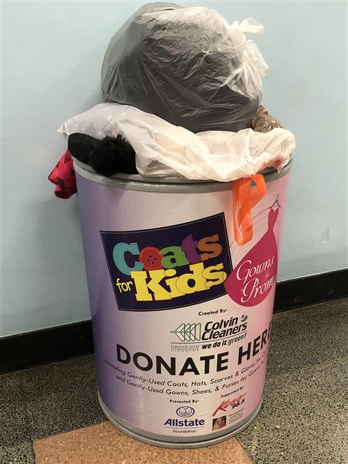 Coats for Kids bin 