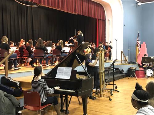 Kenmore East Orchestra students perform at Buffalo School #32 Kenmore East Orchestra students perform at Buffalo School #32