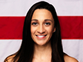  picture of girl smiling for Team USA headshot