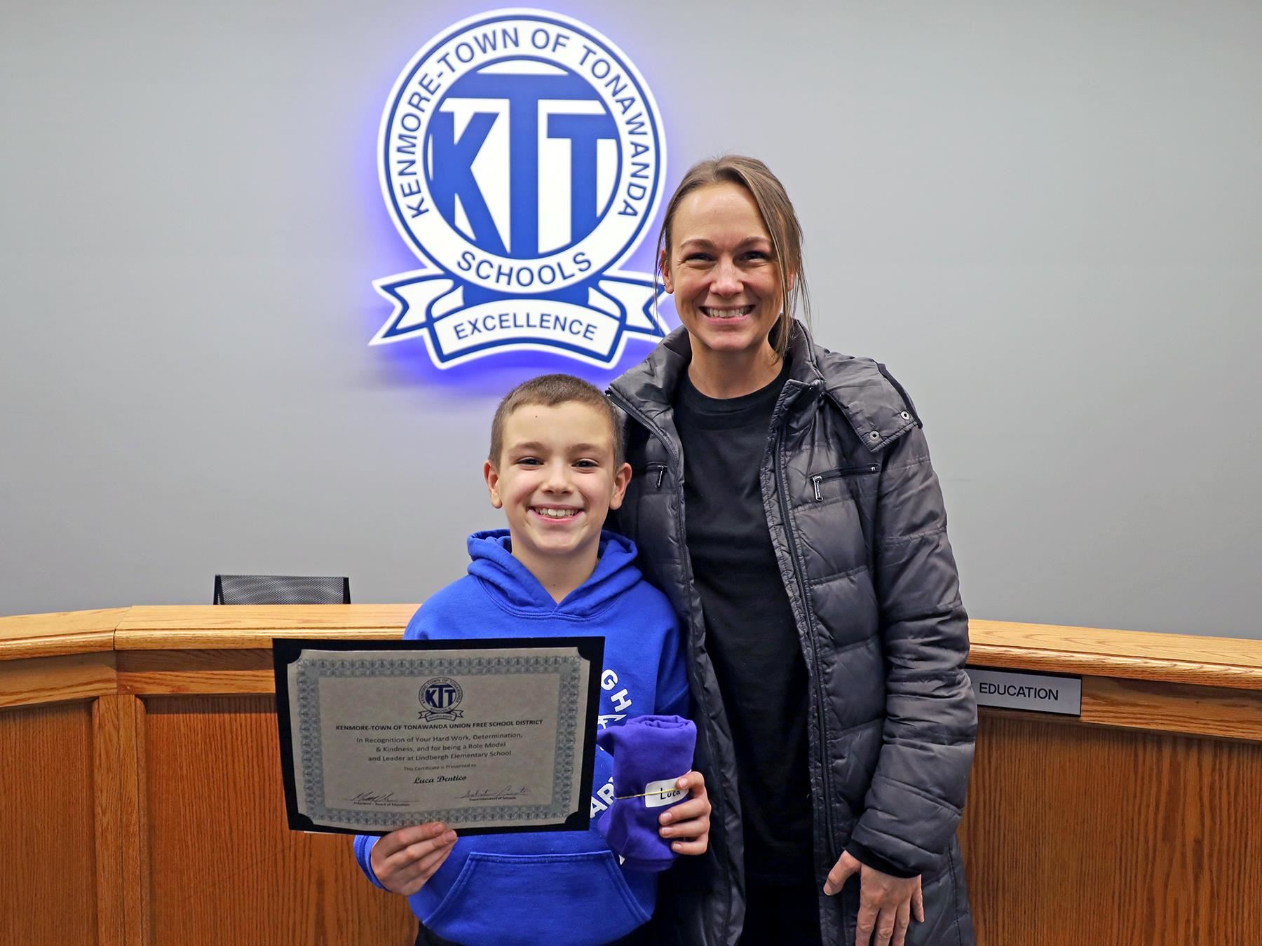 Luca Dentico, Lindbergh Elementary School Student