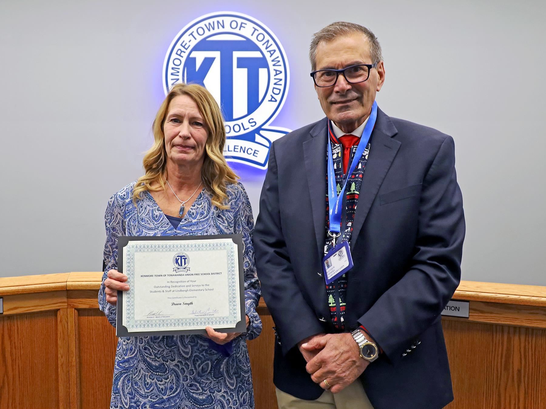 Dawn Smyth, Lindbergh Elementary School Clerk Typist
