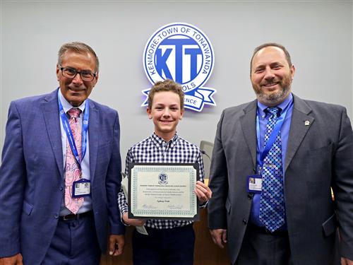 Sydney Pratt. Hoover Middle School Student