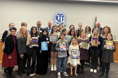 Student artists & board members