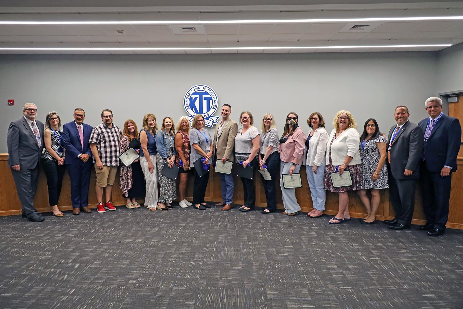 Department representatives  with board members