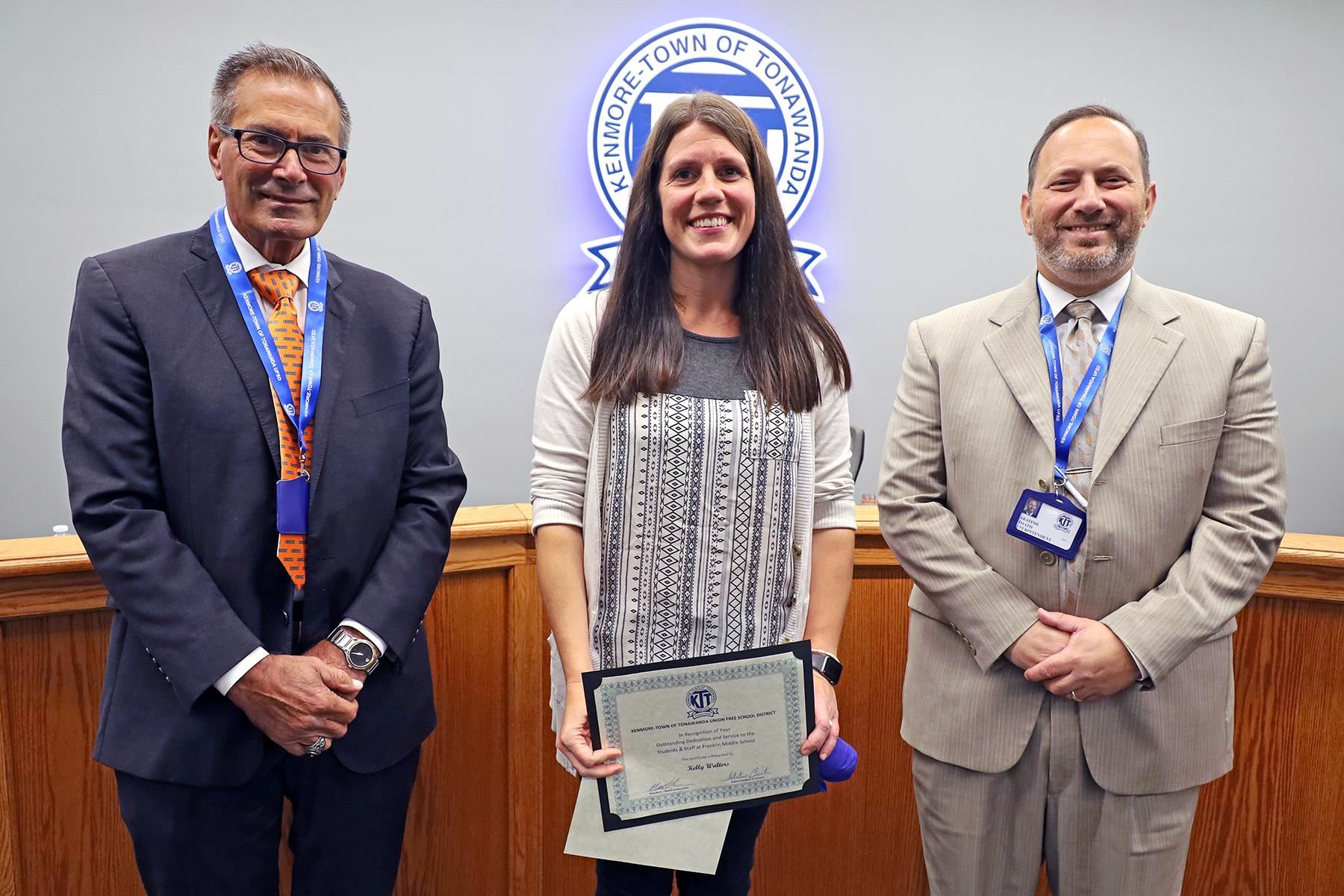 Kelly Walters, Franklin Middle School Teacher Aide