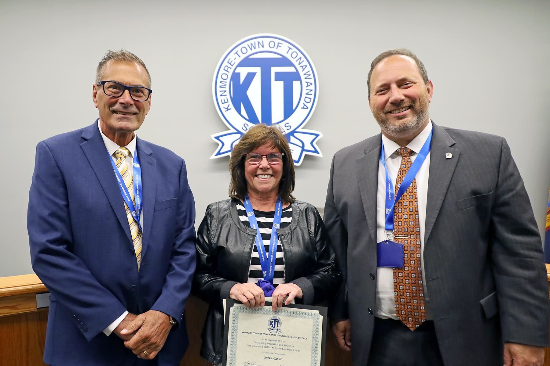 Debbie Cahill, Kenmore East High School Lead Secretary