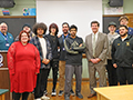 Big Picture students pose with Erie County Executive Mark Poloncarz