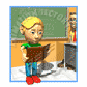 Boy reading