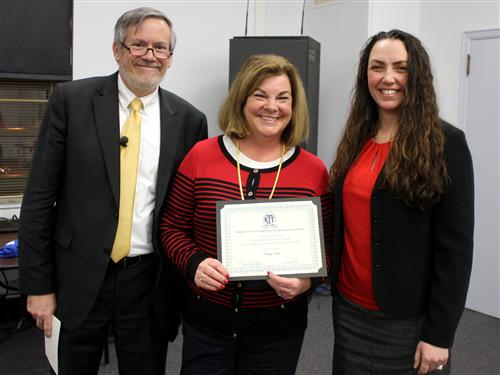 Stephen Bovino, Peggy Ptak and Jill O'Malley 
