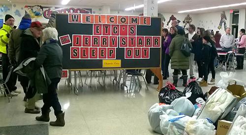 SleepOut sign 