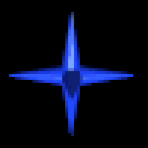 Spinning star
