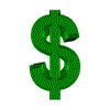 spinning dollar