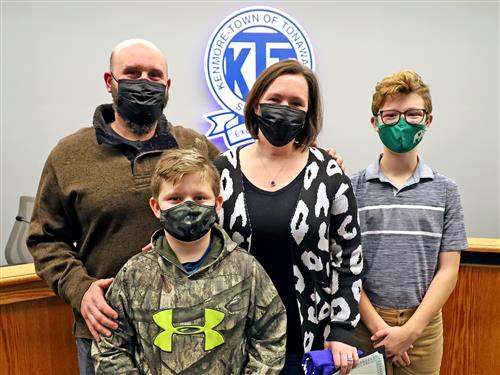 Alicia Matesic and her family